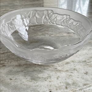 Nachtmann Frosted Crystal Safari Bowl
